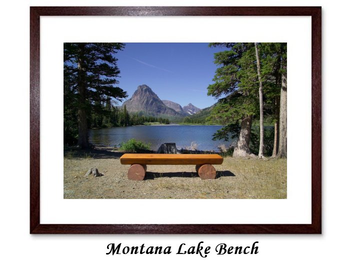 Landscape Scenic Pray Lake Bench Trees Water